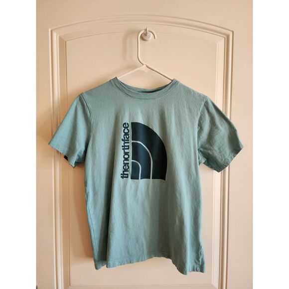 2 North Face Half Dome Tees T-Shirt bundle Blue Green Cotton Small - Picture 7 of 11